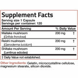 Complejo de Hongos - 120 Cápsulas - Puro Estado Fisico