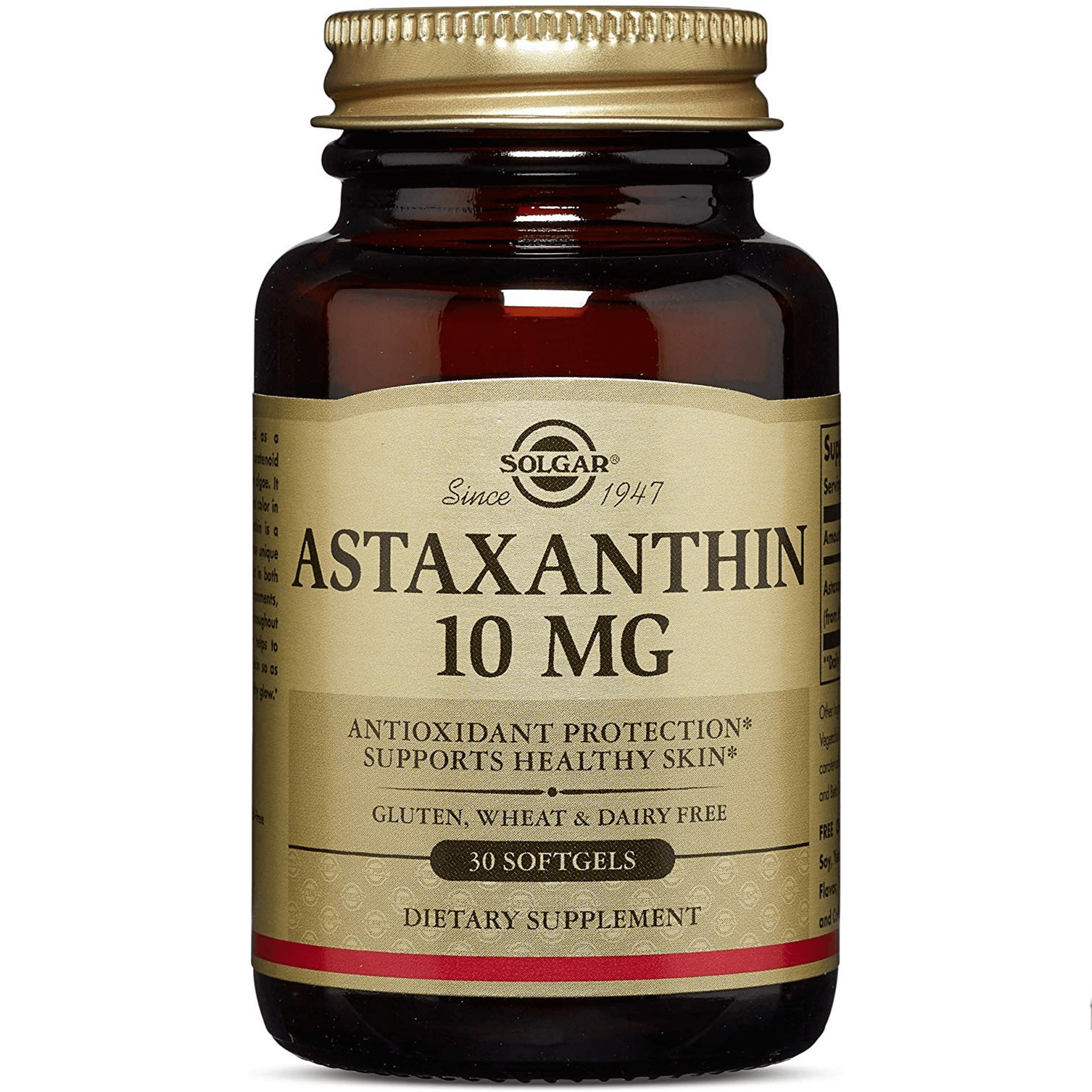 Solgar Astaxanthin 10 mg 30 Cápsulas Blandas Puro Estado Fisico