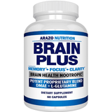 Arazo Nutrition Brain Plus - 60 Cápsulas - Puro Estado Fisico