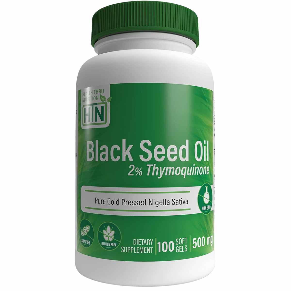 Health Thru Nutrition Black Seed Oil 2 Thymoquinone 100 Capsulas