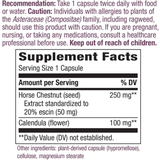 Natures Way Horse Chestnut Standardized - 90 Cápsulas - Puro Estado Fisico