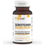 Natural Stacks Serotonin Brain Food - 60 Cápsulas Veganas - Puro Estado Fisico