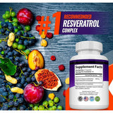 Resveratrol 1800 mg - 90 Cápsulas - Puro Estado Fisico