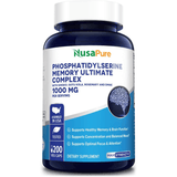 NusaPure Phosphatidylserine Memory Ultimate Complex - 200 Cápsulas Veganas - Puro Estado Fisico