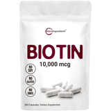Micro Ingredients Biotin - 365 Capsules - Puro Estado Fisico