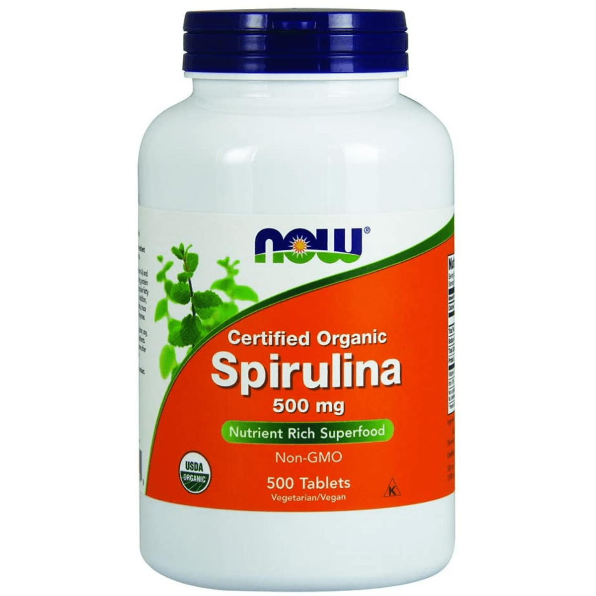 Puritan's Pride Espirulina 500 mg-100 Comprimidos