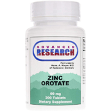 Advanced Research Orotato De Zinc & Magnesium - 200 Tabletas - Puro Estado Fisico