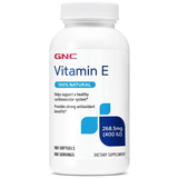 GNC Vitamina E 400 IU - 180 Cápsulas Blandas - Puro Estado Fisico