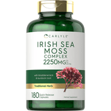 Carlyle Irish Sea Moss Complex 2250 mg - 180 Cápsulas de Liberación Rápida - Puro Estado Fisico