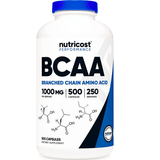 Nutricost BCAA - 500 Cápsulas - Puro Estado Fisico