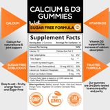 Nature's nutrition Calcio con Vitamina D3 - 60 Gomitas - Puro Estado Fisico