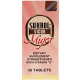Sukrol Vigor Mujer Con Vitamina E - 30 Tabletas - Puro Estado Fisico
