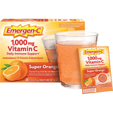 Emergen-C Vitamin C 1000 mg - Naranja - 60 Paquetes - Puro Estado Fisico