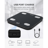 Renpho Báscula Inteligente Recargable Por USB Para Grasa Corporal IMC - Puro Estado Fisico