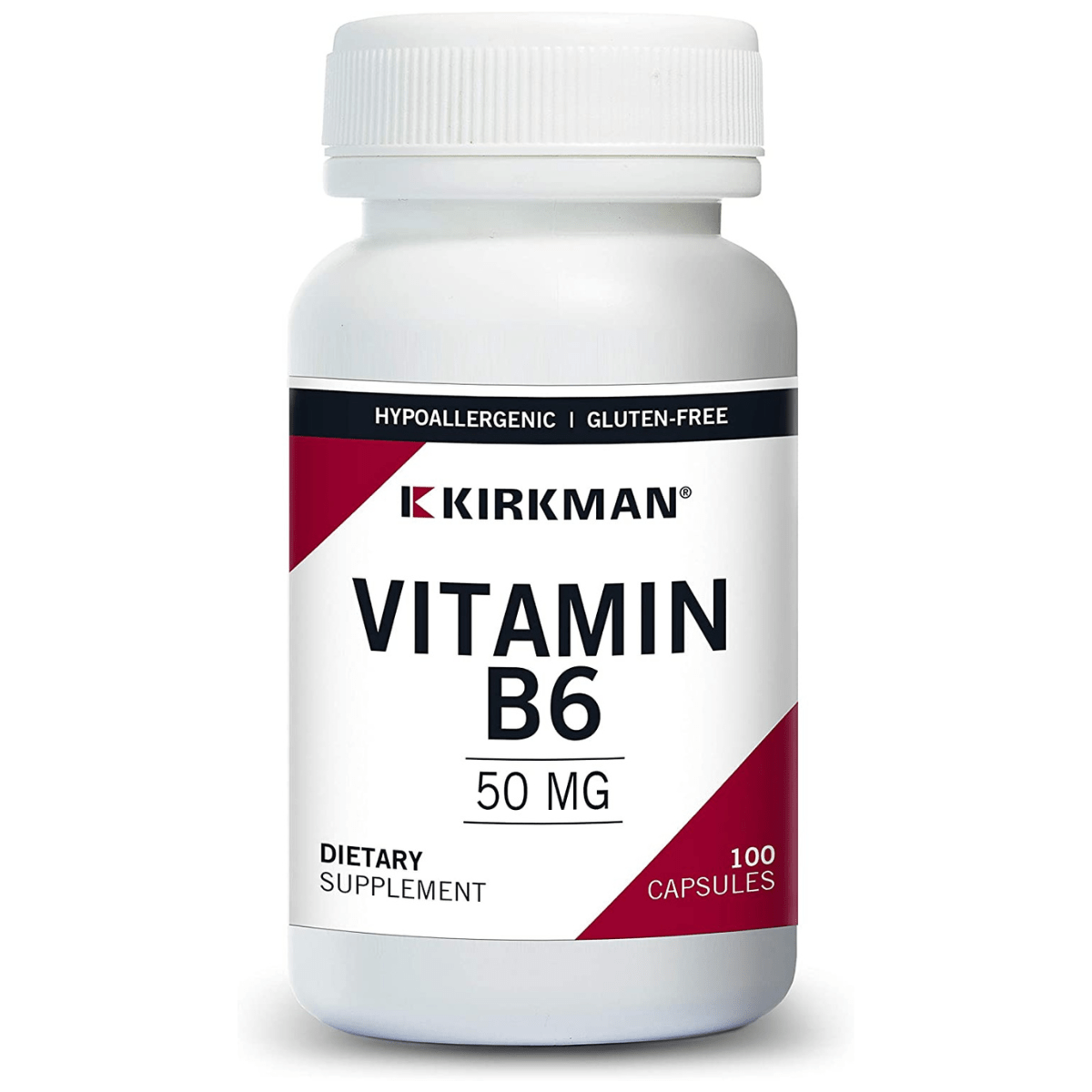 Kirkman Vitamin B6 50 mg 100 Cápsulas Puro Estado Fisico