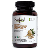 Sunfood Superfoods Gelatinized Maca 800 mg - 90 Cápsulas - Puro Estado Fisico