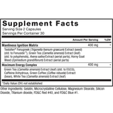 Force Factor Testosterone Boosters Test X180 IGNITE - 60 Cápsulas - Puro Estado Fisico