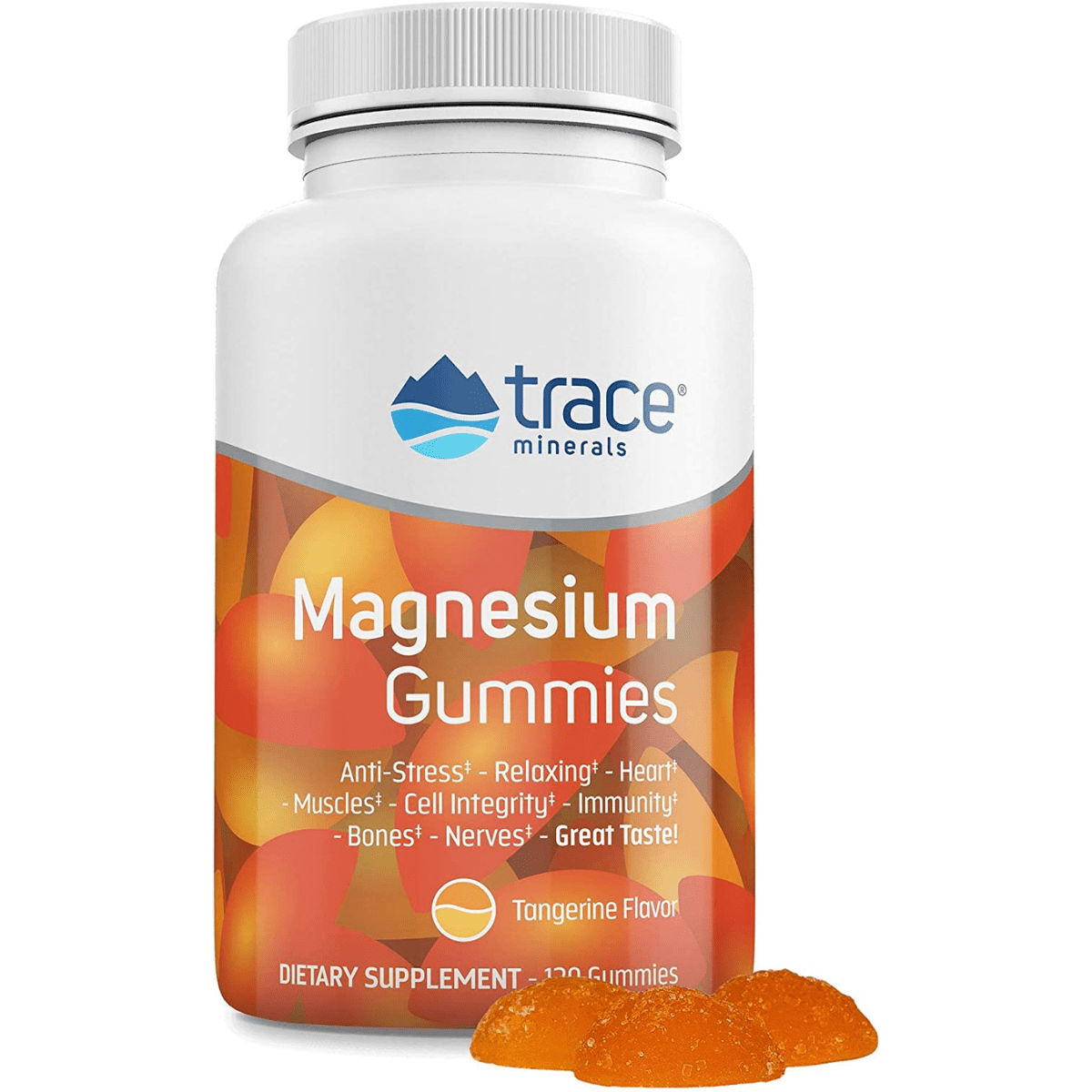 Trace Minerals Magnesium Citrate 120 Gomitas Puro Estado Fisico
