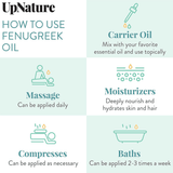 UpNature Fenugreek Oil - 59 ml - Puro Estado Fisico