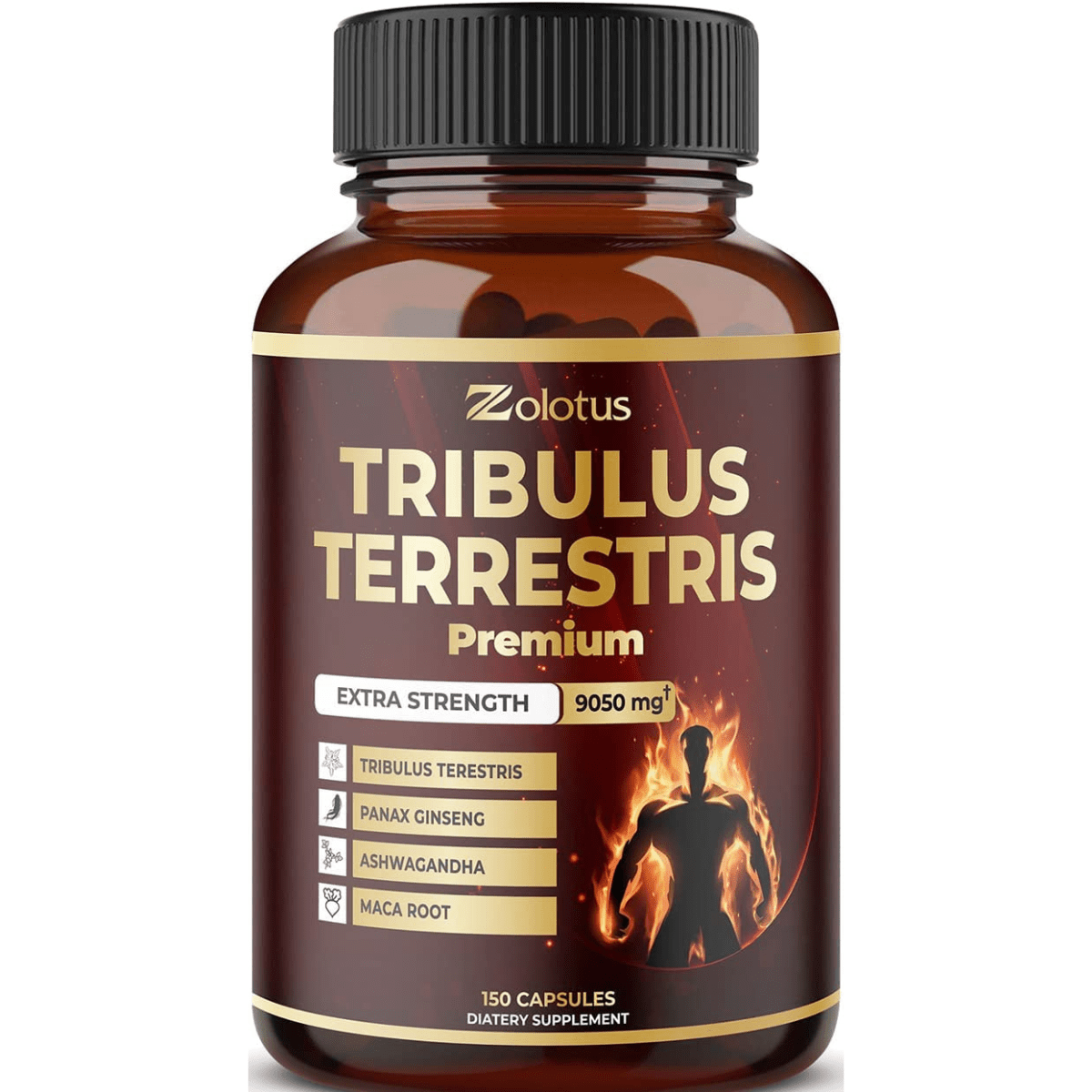 Zolotus Tribulus Terrestris Premium 9050 mg 150 Cápsulas Puro