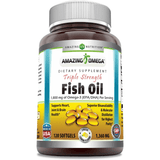 Amazing Nutrition Aceite Pescado Triple Fuerza - Limón - 120 Cápsulas - Puro Estado Fisico