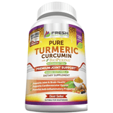 Fresh Healthcare Cúrcuma Curcumina con BioPerina - 180 Cápsulas - Puro Estado Fisico