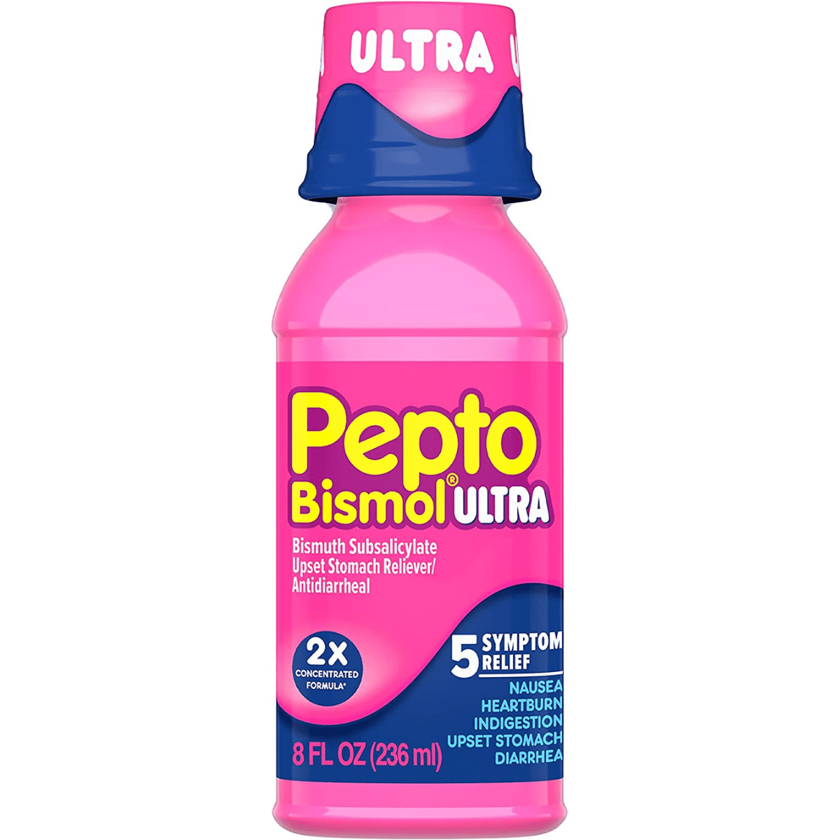 Pepto Bismol Ultra para Nauseas, Acidez Estomacal y Indigestión 236