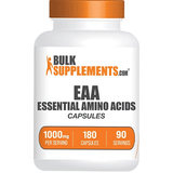 BulkSupplements Aminoacidos Esenciales - 1000 mg - 180 Cápsulas - Puro Estado Fisico