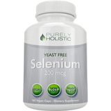 Purely Holistic Selenium 200 mcg - 365 Cápsulas Veganas - Puro Estado Fisico