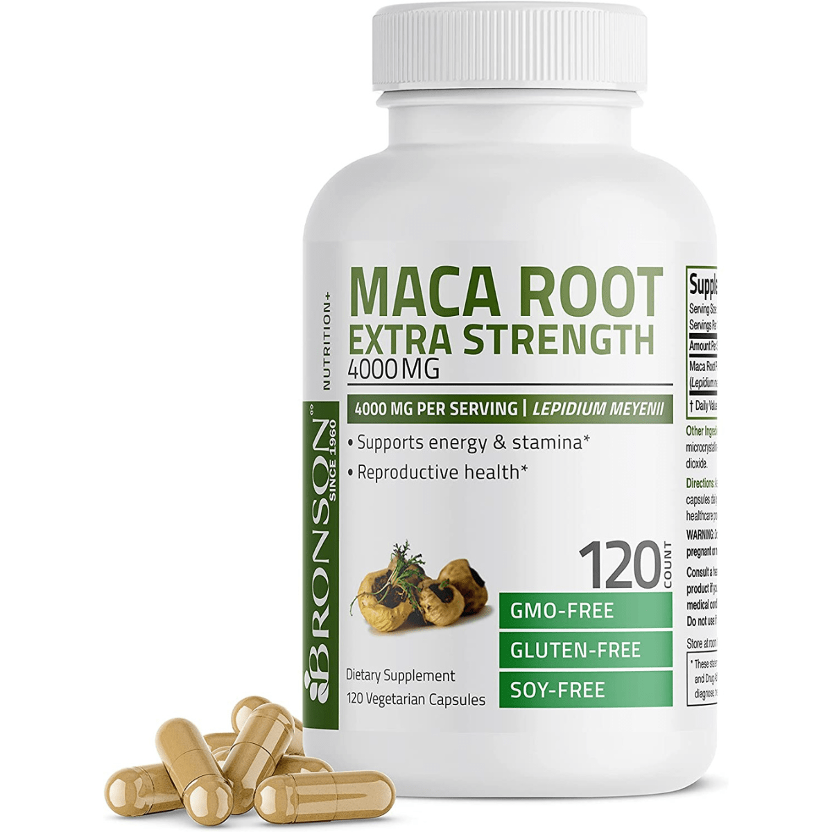 Bronson Maca 4000 mg Puro Estado Fisico