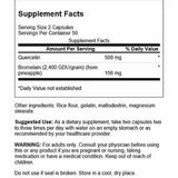 Quercetina con Bromelina - 100 Cápsulas - Puro Estado Fisico