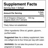 Aceite de Orégano- 120 Cápsulas Blandas - Puro Estado Fisico