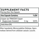 Bisglicinato de Cobre - 60 Cápsulas - Puro Estado Fisico