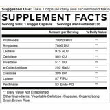 Enzimas Digestivas - 30 Cápsulas Veganas - Puro Estado Fisico