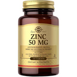 Solgar Zinc 50 mg - 100 Tabletas - Puro Estado Físico
