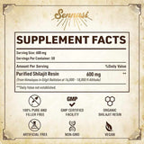 Sennasi Resina de Shilajit 600 mg - 30 g - Tabla Nutricional - Puro Estado Físico
