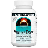 Source Naturals Mucuna Dopa 100 mg – Aumenta la Dopamina Natural y Mejora el Ánimo - 120 Cápsulas