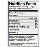 Kirkland Signature Té Verde Matcha - Sabor Matcha - 100 Sobres - Tabla Nutricional - Puro Estado Físico