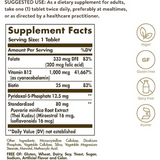 Solgar Fórmula Balanceadora para Mujeres - 60 Tabletas - Tabla Nutricional - Puro Estado Físico