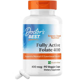 Doctor’s Best Folato con Quatrefolic 400 mcg - 90 Cápsulas Vegetales