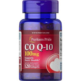 Puritans Pride Co Q-10 100 mg - 120 Cápsulas Blandas - Puro Estado Físico