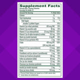 VitaFusion Multivitamínico para Mujeres - Sabor Bayas - 150 Gomitas - Tabla Nutricional - Puro Estado Físico