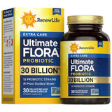 Renew Life - Ultimate Flora Extra Care Probiotic (30 mil millones de UFC - 30 Cápsulas Veganas)