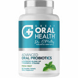 Great Oral Health Probioticos Dentales - Sabor Menta - 60 Tabletas Masticable - Puro Estado Físico