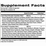 Nature's Sunshine Limpieza Suave del Colon CleanStart - Sabor Bayas - 56 Paquetes - Tabla Nutricional - Puro Estado Físico