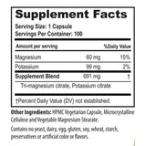 NaturalSlim - Citrato de Magnesio con Potasio (MagicMag C - 100 Cápsulas)