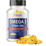 Caraway Vitamins Omega 3 - 180 Cápsulas Blandas - Puro Estado Físico