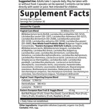 Garden of Life Probióticos para Cuidado Vaginal 50 Mil Millones CFU - 30 Cápsulas Vegetarianas - Tabla Nutricional - Puro Estado Físico