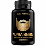 Hollis Nutrition Alpha Beard - 60 Cápsulas Vegetales - Puro Estado Físico