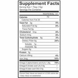 Nopalina Fibra de Semilla de Lino - 907 g - Tabla Nutricional - Puro Estado Físico